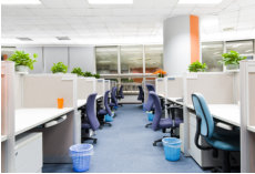ABS provides commercial office cleaning, including janitorial services for all office common areas